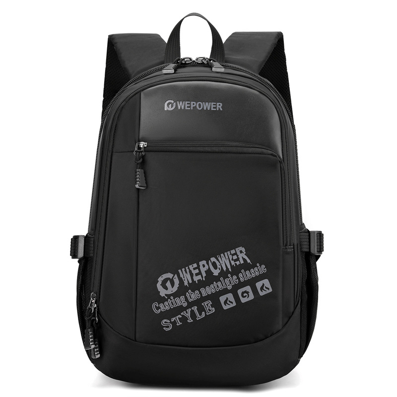 WEPOWER's new large-capacity men's backpack is a commuting, outdoor and casual backpack for junior high school and college students Item Picture