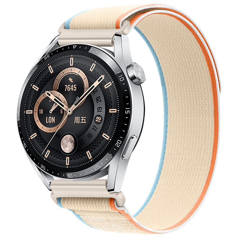 Compatible with Huawei watch GT 5/4 Pro watch strap and Garmin Samsung Watch 7/6 wild diameter loop nylon strap Specification drawing