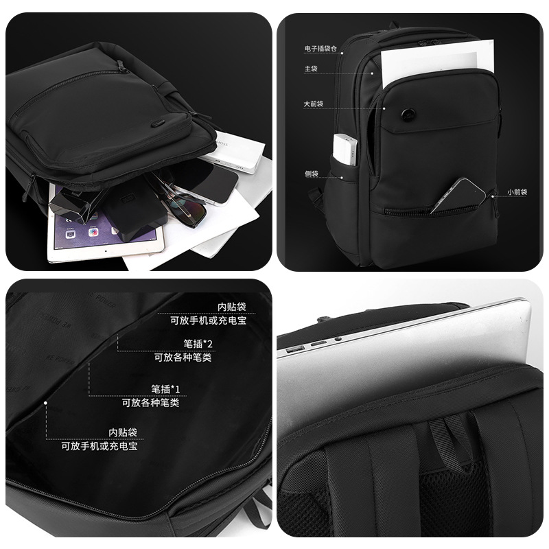 WEPOWER's new multi-functional business commuting computer backpack with USB and a large-capacity men's backpack Application Scenario