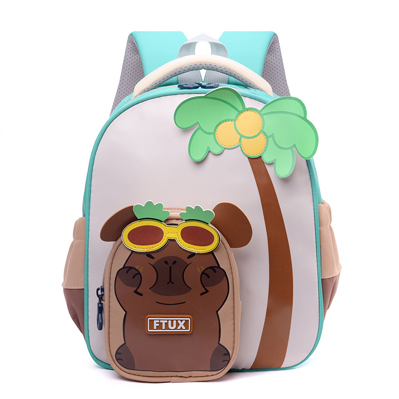 Kindergarten schoolbags, cartoon children's backpacks for the senior class, and anime backpacks for boys and girls in the early education class Item Picture