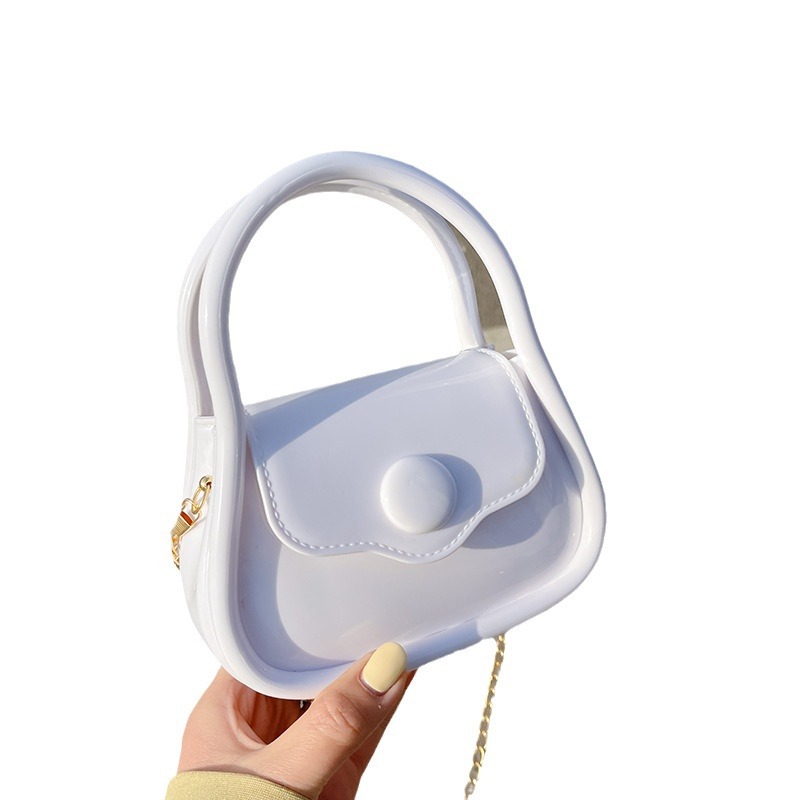 Macaron jelly bag, Guka gift bag, small and exquisite chain bag, mini xiaolongbao, hand bag, shoulder crossbody Item Picture