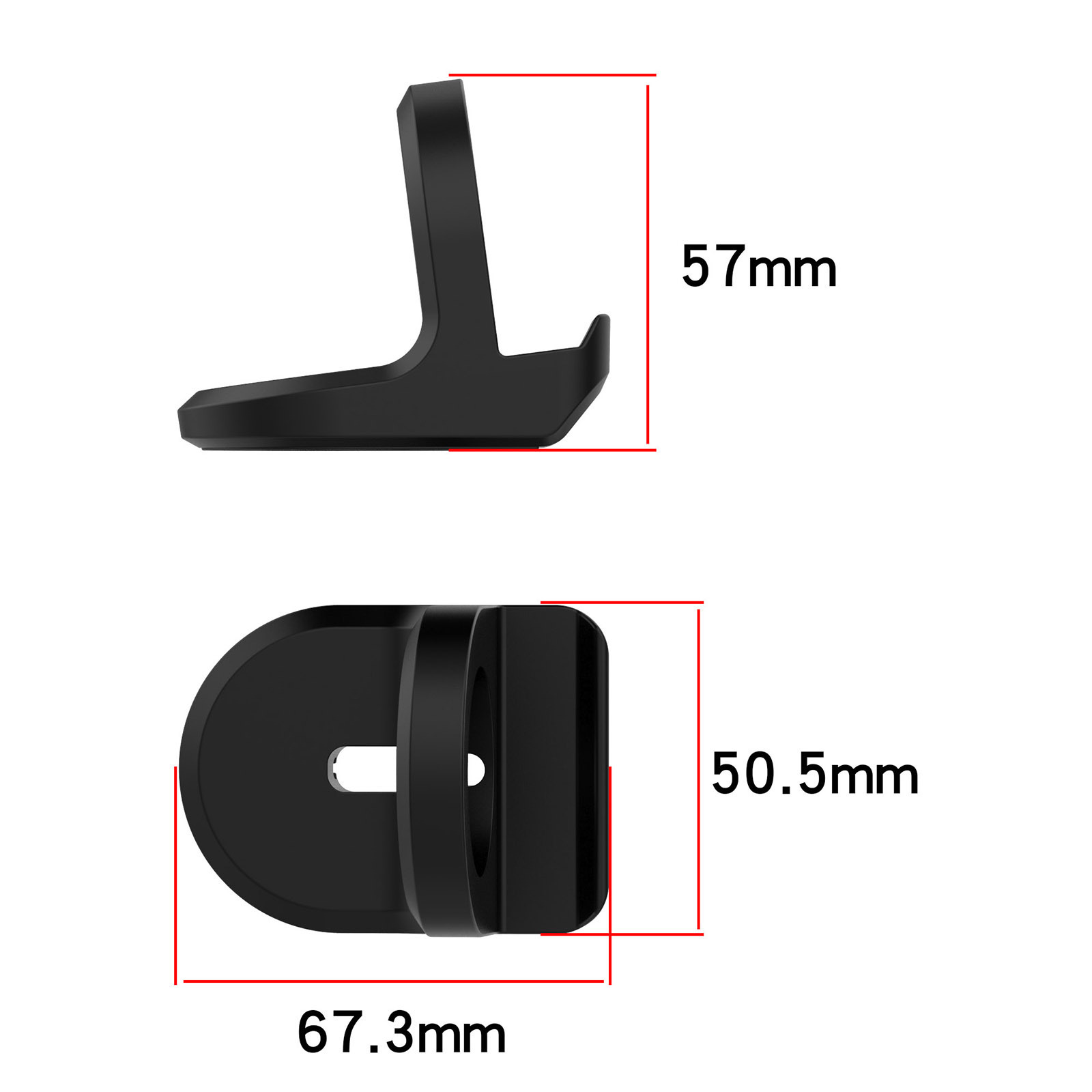Compatible with GooglePIXEL anti-drop watch, Google Pixel silicone charging stand and charging dock Specification drawing