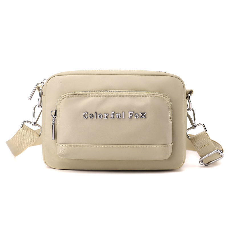 Colorful Fox's new summer women's single-shoulder bag is fashionable, simple, multi-layered casual bag and versatile mobile phone crossbody bag Item Picture