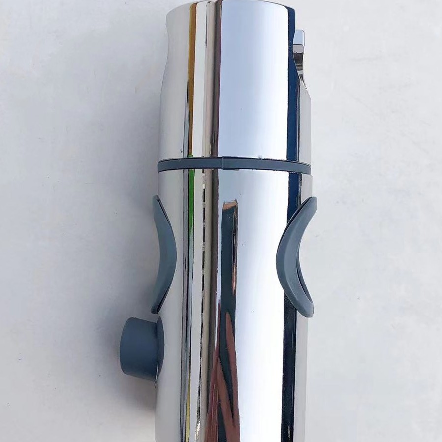 Shower lift rod, sliding sleeve, showerhead seat, plastic round pipe, middle fork, movable bracket, fixed seat, no need for drilling, 24mm Specification drawing