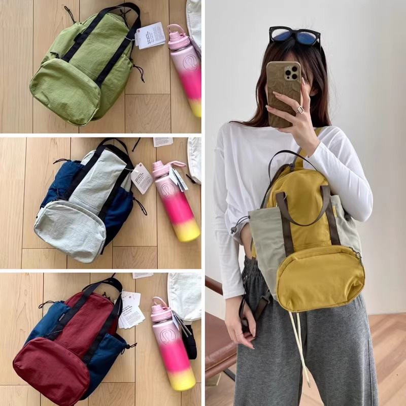 Sports and fitness buns, mother bag, multi-functional outdoor backpack, crossbody chest bag, three-in-one backpack full figure