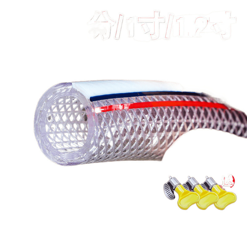Anti-freezing snake skin pipe plastic flexible hose for water supply, 4-inch, 6-inch, 1-inch agricultural water pipe for watering flowers and vegetables, soft water pipe Item Picture