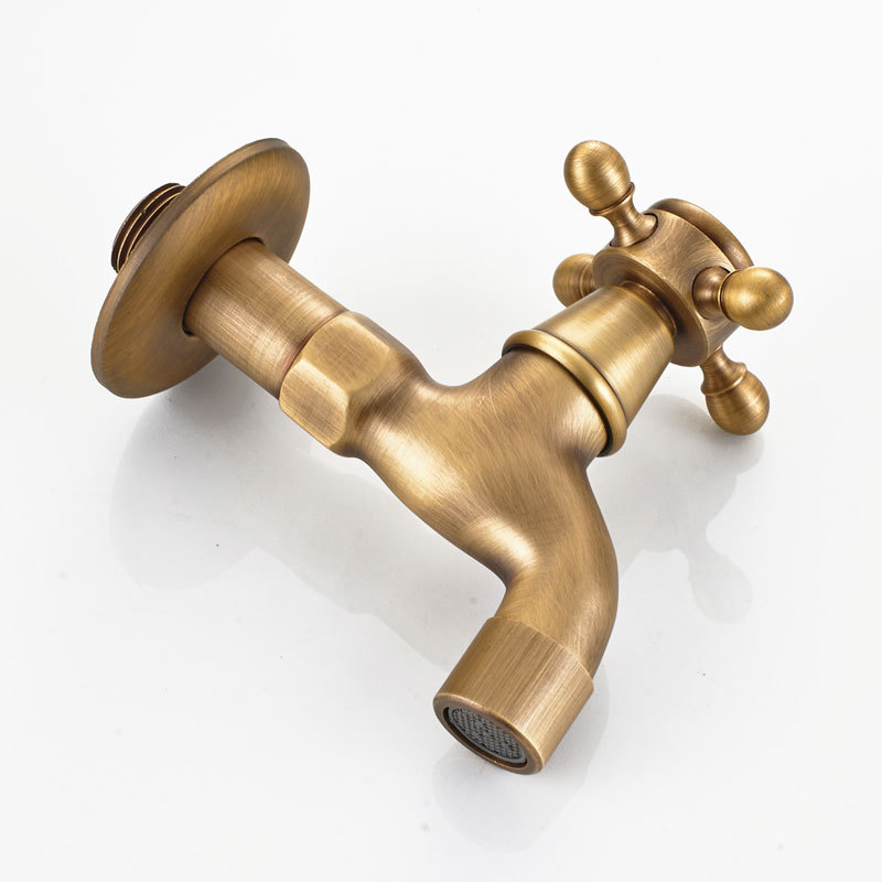 Wholesale manufacturer of plumbing hardware: Brass material, antique bronze color mop, small dragon head faucet for cooling, wall-mounted faucet Specification drawing