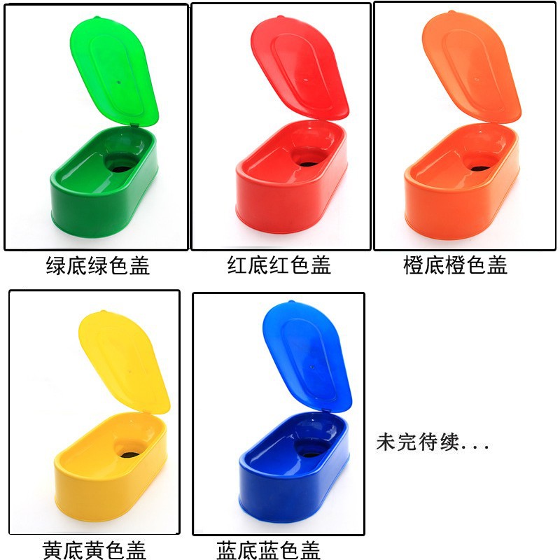 Simple toilet decoration, temporary squat toilet, toilet for decoration, disposable anti-odor, plastic sitting toilet for construction site Specification drawing