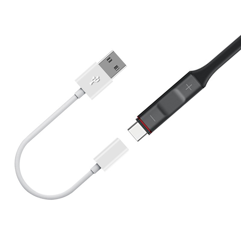 Huawei freelace Bluetooth earphone charging cable Type-C to usb, Honor xSport pro charger Specification drawing