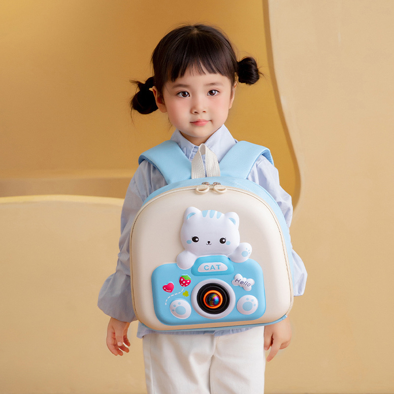 3D stereoscopic backpacks for children in the small and middle classes of kindergartens, lightweight eggshell backpacks for boys and girls, for export Application Scenario
