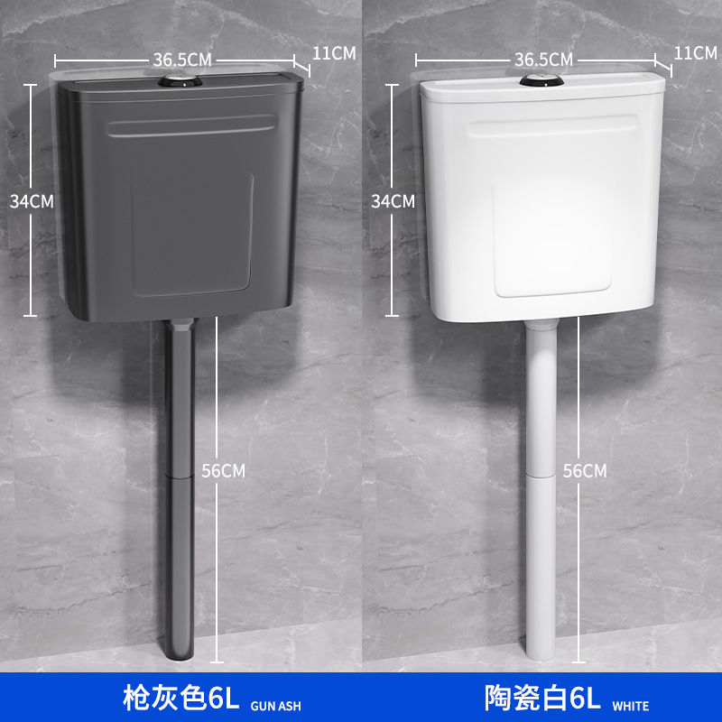 304 stainless steel water tank, energy-saving household squat toilet flushing tank, public toilet wall-mounted squat toilet water tank Application Scenario