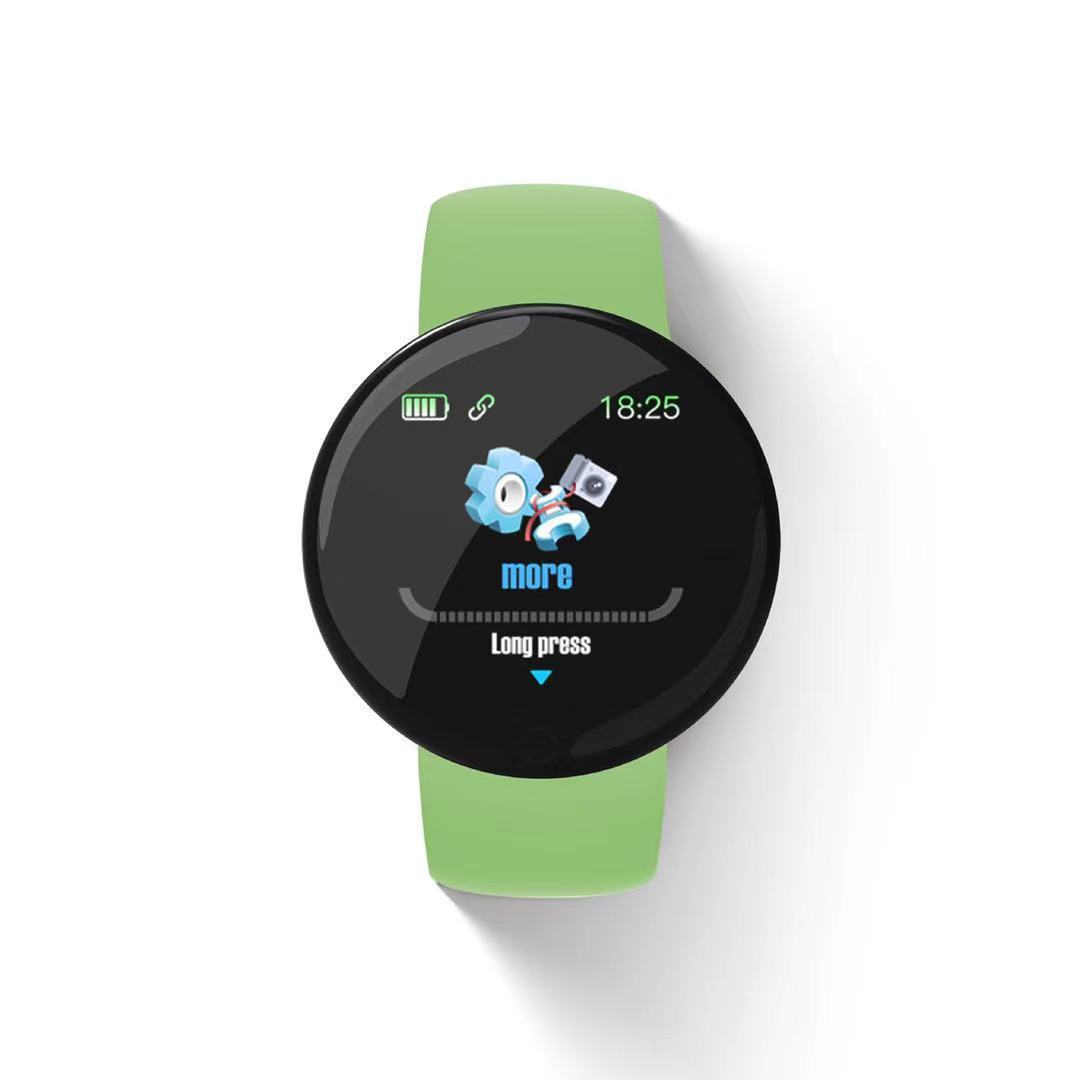 D18S Macaron smartwatch Bracelet Cross-border new model, step count, heart rate, sleep monitoring information push Application Scenario
