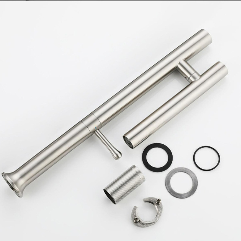 304 stainless steel universal rotatable kitchen hot and cold dual-purpose faucet, sink, countertop, ceramic valve core faucet Item Picture