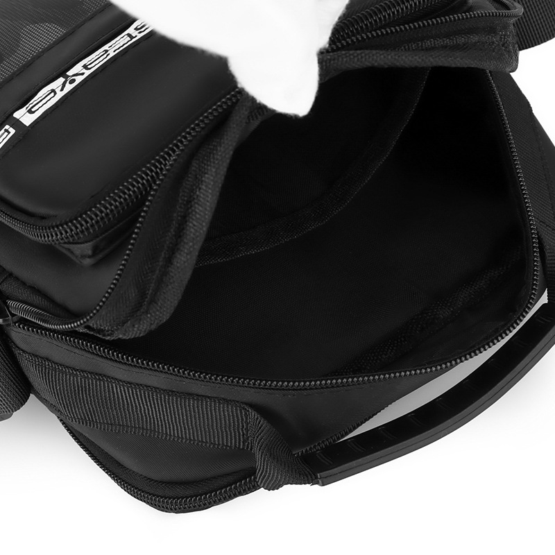 2024 New trendy men's bag, waterproof Oxford fabric single-shoulder crossbody backpack, men's vertical multi-functional casual messenger bag Application Scenario
