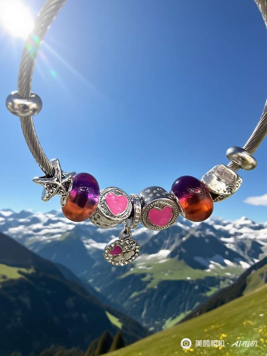 Fashionable jewelry and accessories, trendy crystal bracelet, simple design bracelet