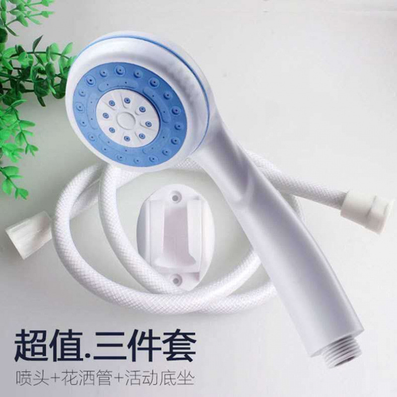 Universal shower head set for water heaters, complete set of household bathroom heater shower heads, pressurized shower heads, high-pressure plastic shower heads Application Scenario