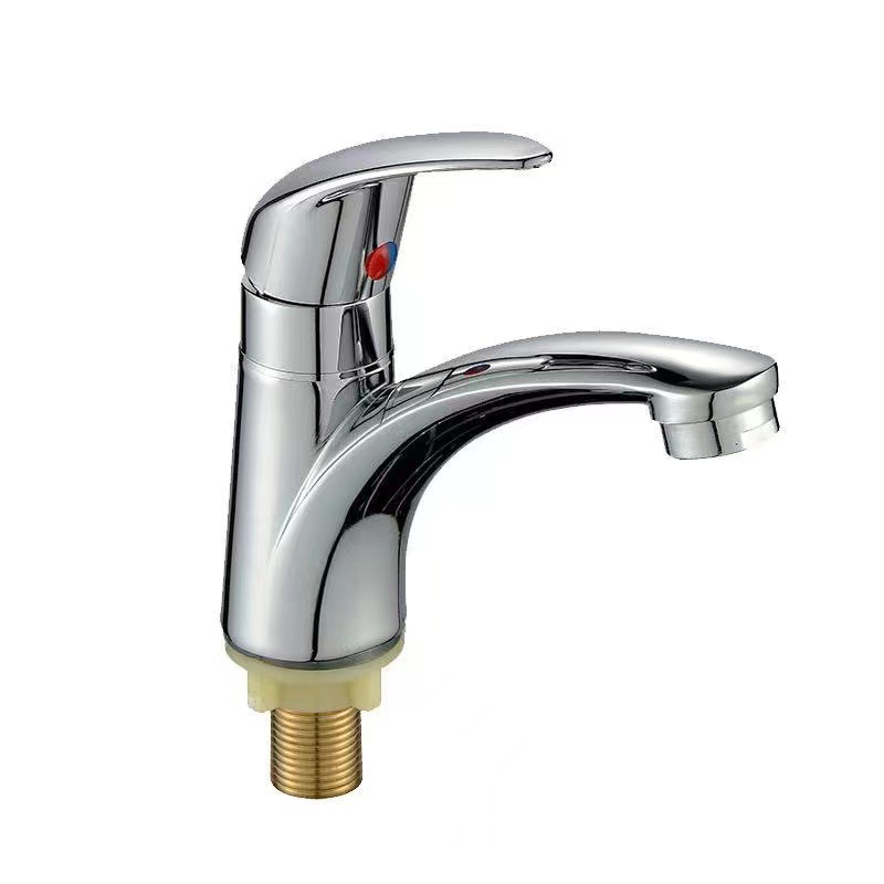 Qianxi washbasin faucet, countertop washbasin faucet, single cold water washbasin faucet, stainless steel single cold faucet Item Picture
