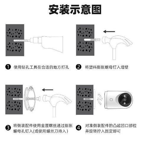 The plastic camera base is suitable for the remote camera, Fluorite gimbal, Xiaomi, Huawei and lecheng base clips Application Scenario
