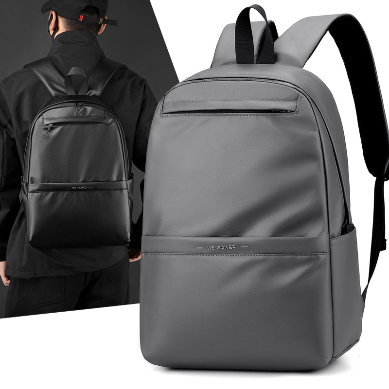 WEPOWER's new men's fashionable backpack, large-capacity business backpack, computer bag and student schoolbag full figure