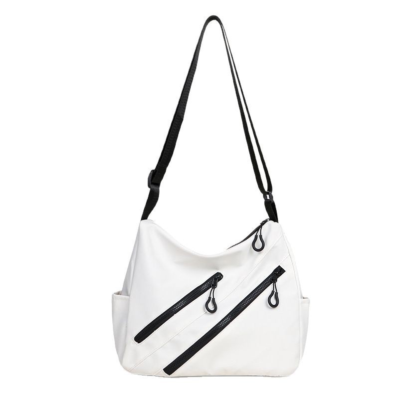 A large-capacity casual and simple tote bag, a new cross-border solid color, lightweight and versatile crossbody bag, a stylish and high-quality single-shoulder bag Item Picture