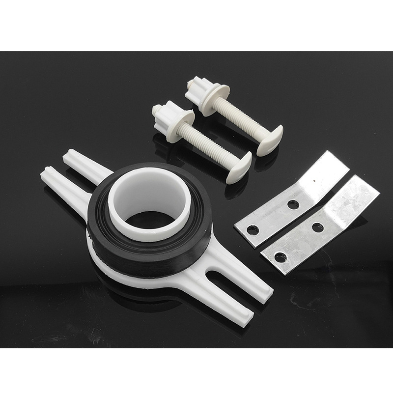 Urinal all-copper horse head flange connection accessories, urinal rubber urinal wall sewage pipe accessories sealing ring details Picture