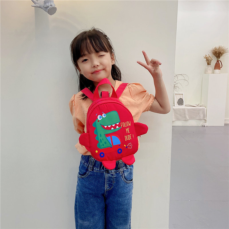 Small children's backpacks, trendy mini bags, 3-5 years old dinosaur backpacks, cute children's schoolbags for kindergarten boys Specification drawing