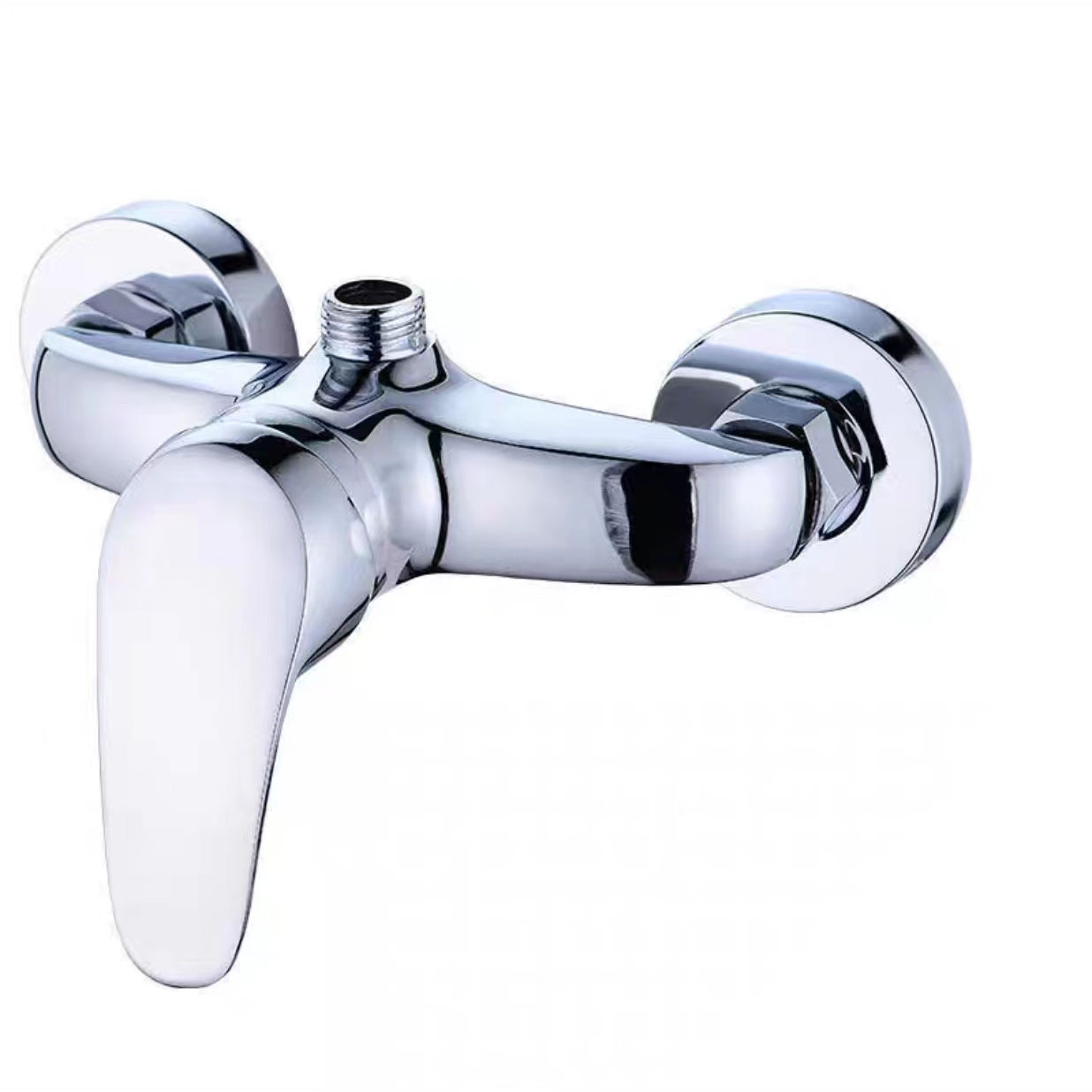 All-copper shower faucet, hot and cold water mixing valve, bathroom shower head, showerhead set, two-in-one bathtub faucet switch Item Picture