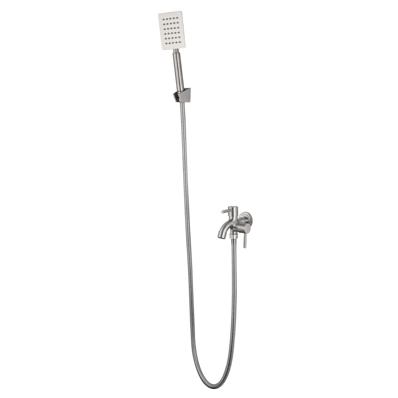 304 stainless steel dual-purpose dual-boiling faucet, one-in-two-out washing machine, mopping sink, laundry basin, multi-functional faucet Application Scenario