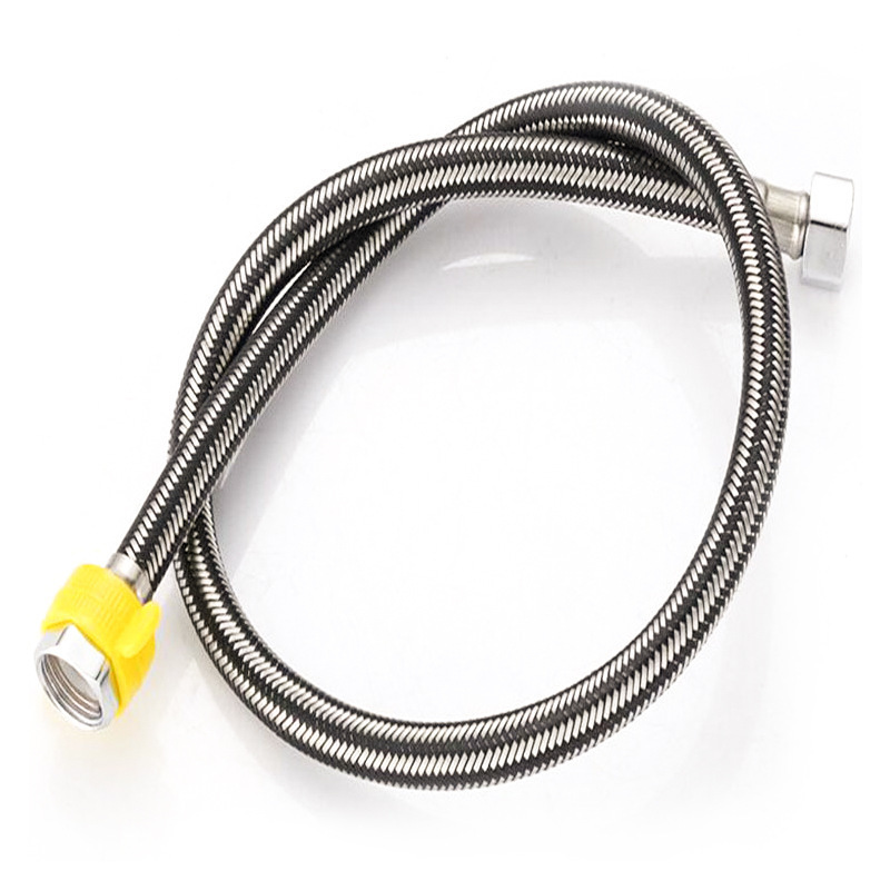 # Stainless steel metal braided cold and hot water inlet hose for toilet water heater high-pressure explosion-proof 4-point high-pressure explosion-proof water pipe Application Scenario