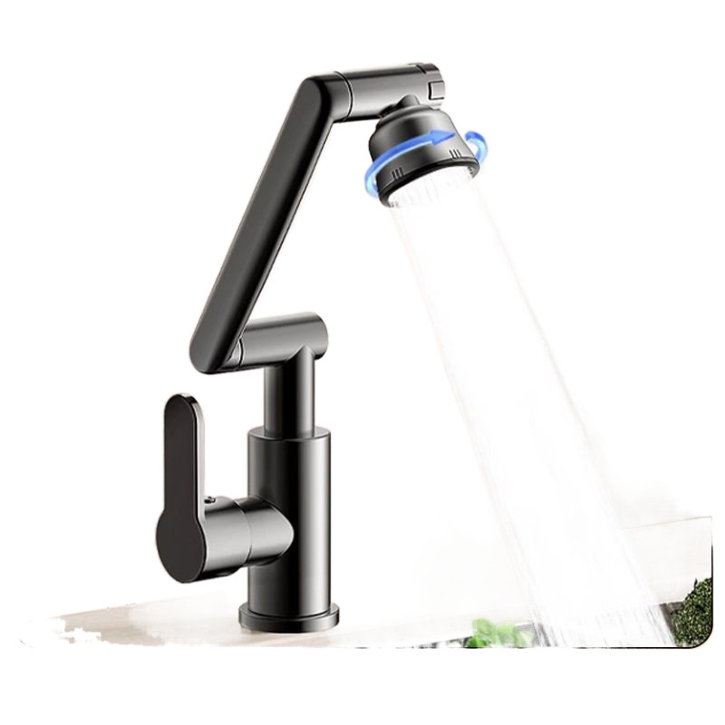 All-copper universal faucet, hot and cold water faucet, household washbasin, hot and cold washbasin, bathroom, kitchen, washbasin Item Picture