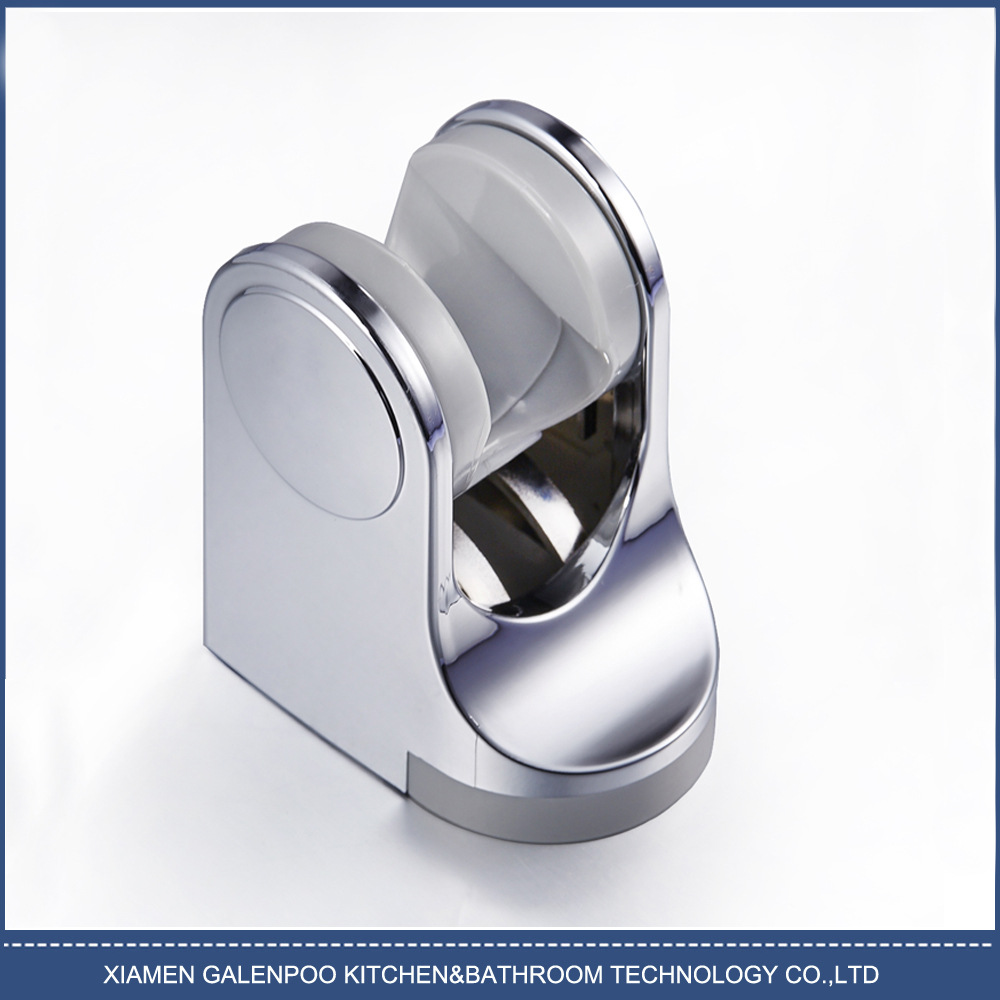 Bathroom accessories: Adjustable shower head, movable electroplated wall base, handheld shower head bracket, fixed base full figure