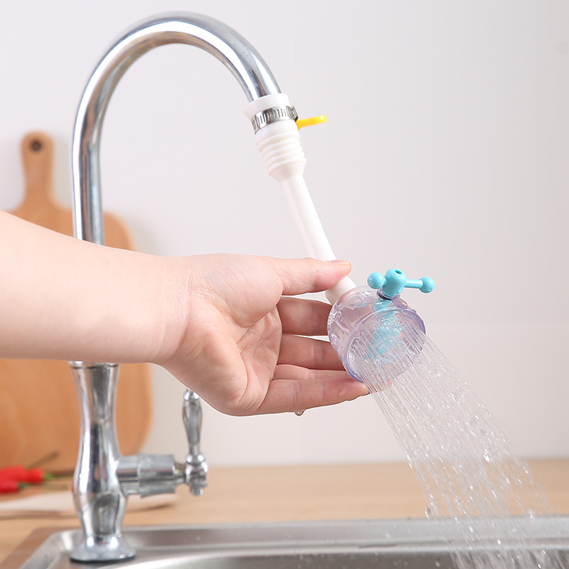 Kitchen faucet showerhead, double-speed faucet extension filter, splash-proof water wonder, retractable showerhead Application Scenario