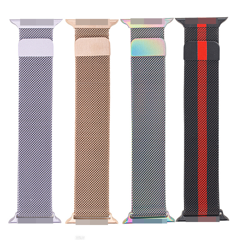 Compatible with Applewatch band, Milanese band, iWatch 7/8/9/10SE metal magnetic clasp Item Picture