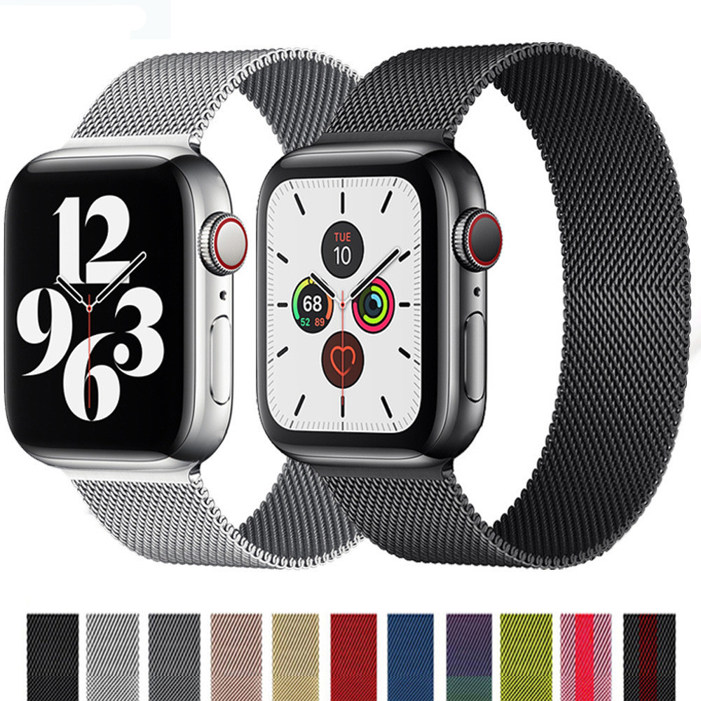 Applicable to apple iwatch23456789SE Milanese s9 Metal ultra2 watch strap manufacturer full figure