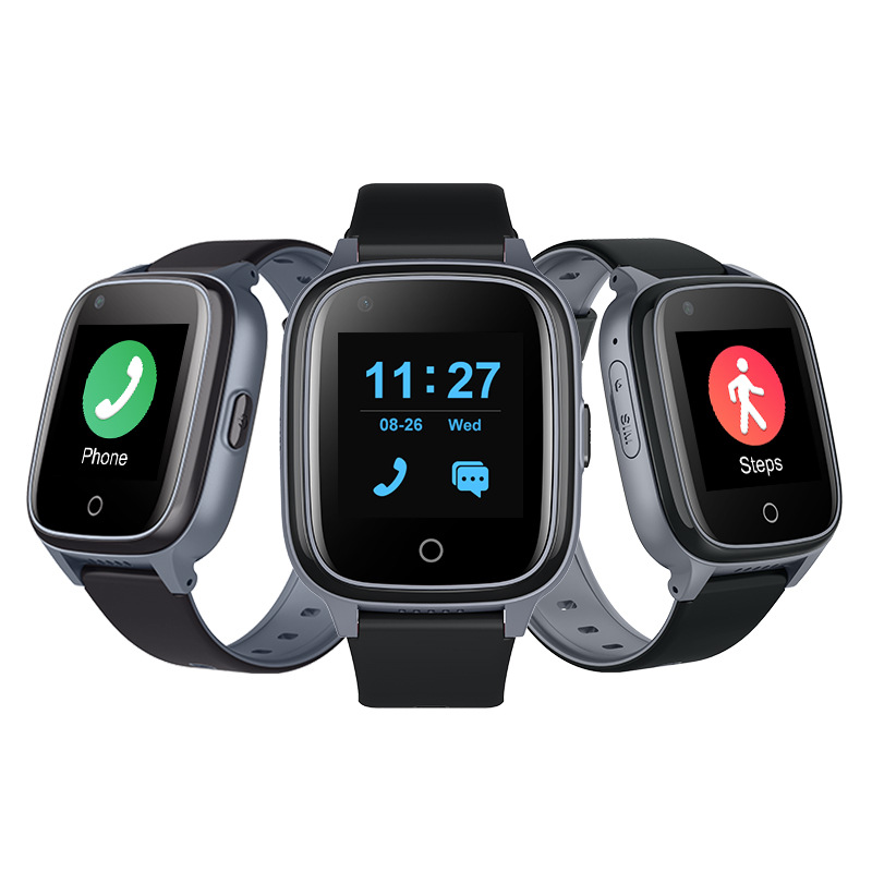 The D32 foreign trade version of the elderly positioning smartwatch is a 4G anti-loss, waterproof smart smartwatch with GPS positioning details Picture