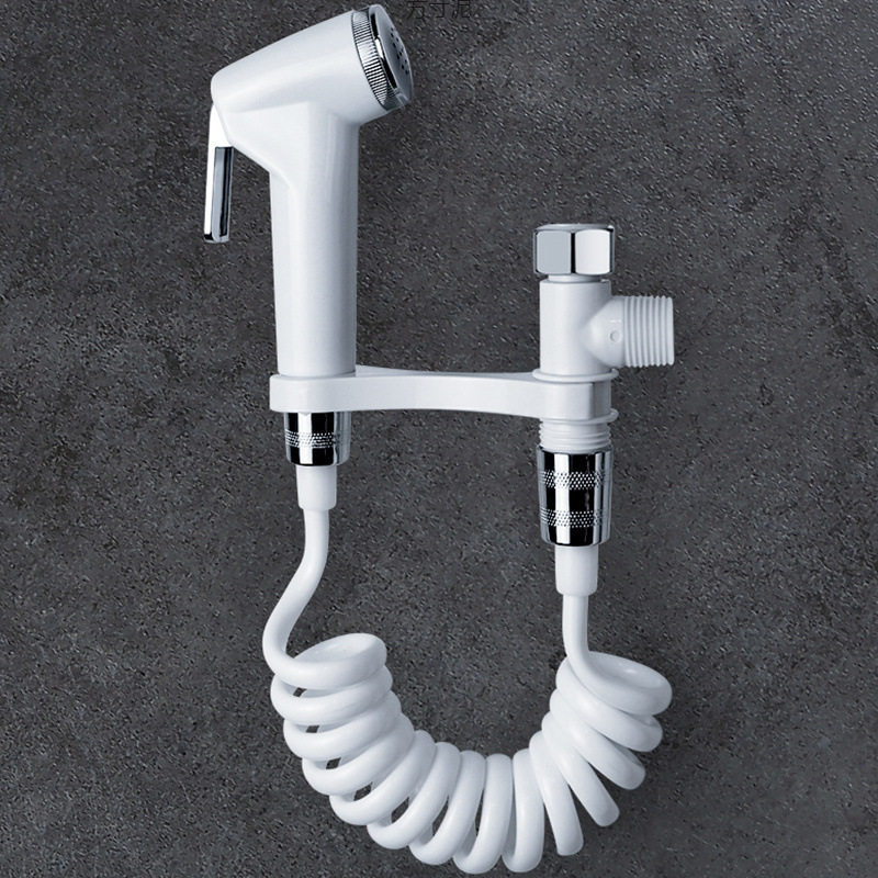 Toilet companion spray set, squat toilet accessories, flushing, bathroom flushing, toilet handheld cleaning spray factory cross-border wholesale full figure