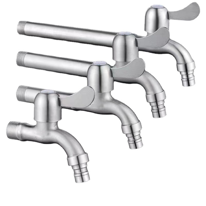 Wholesale 304 stainless steel washing machine faucet, household mop sink, 4-minute quick-boiling faucet, extended faucet from the manufacturer Item Picture