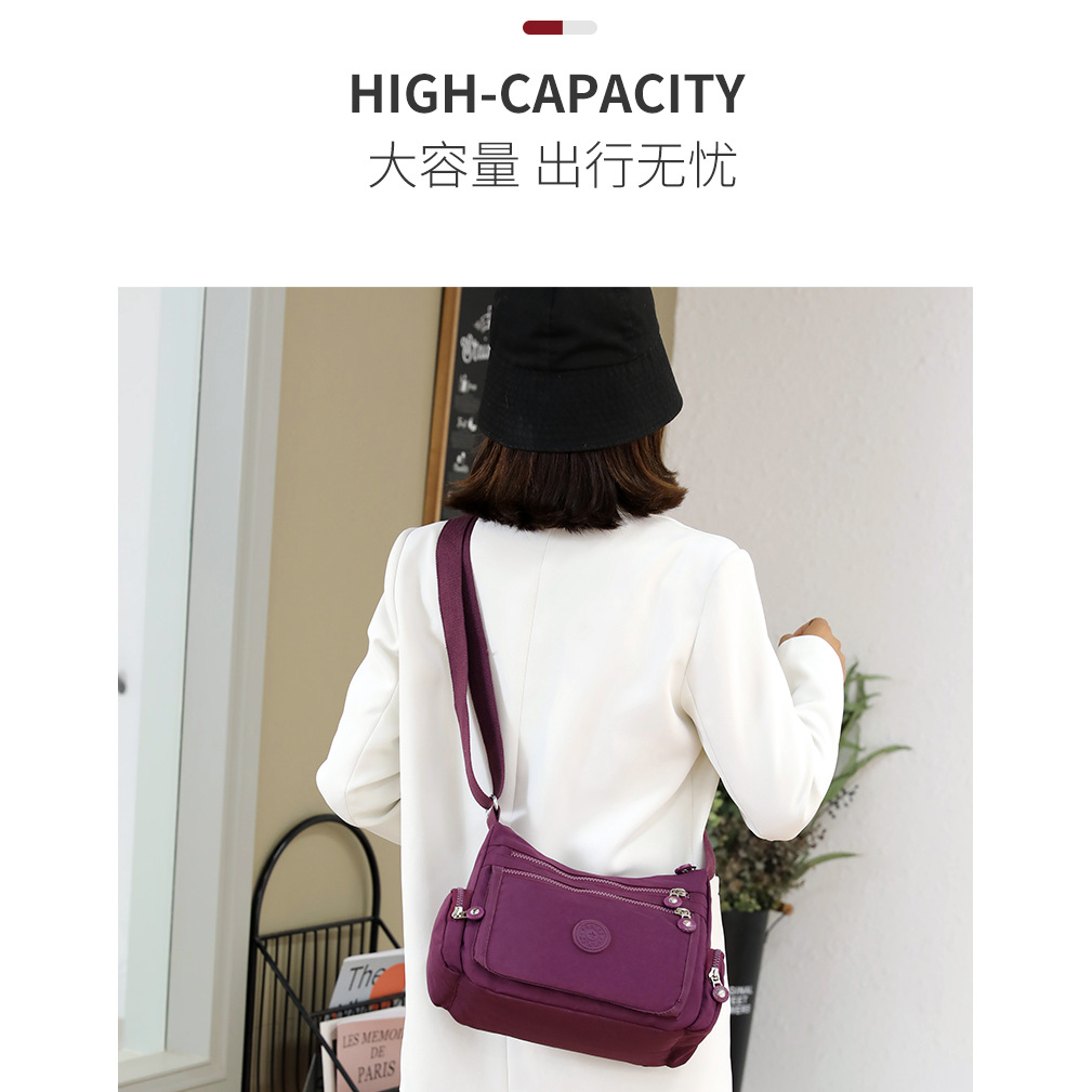 【 Hot Physical Sale 】 Women's crossbody mommy single-shoulder bag, polyester fashionable makeup bag, simple and versatile handbag Application Scenario