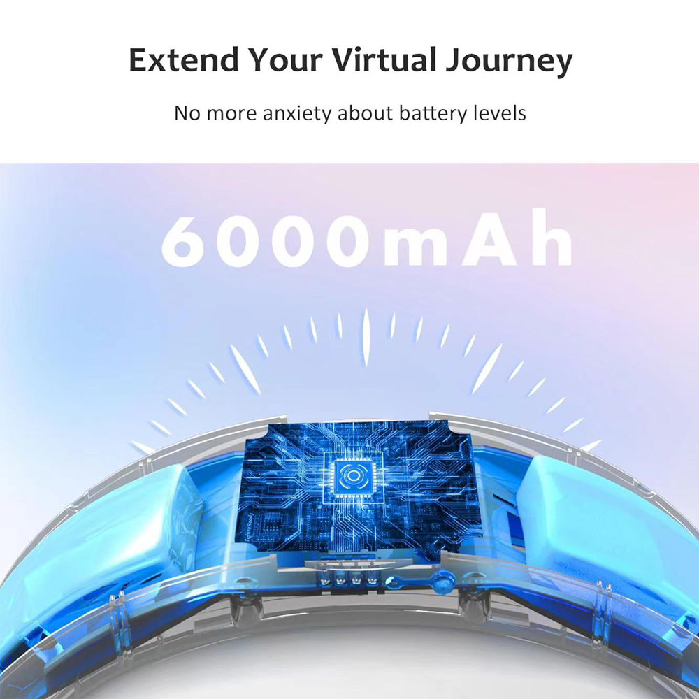 The new Oculus quest3 headset RGB adjustable headset 6000 mah VR headset accessory details Picture