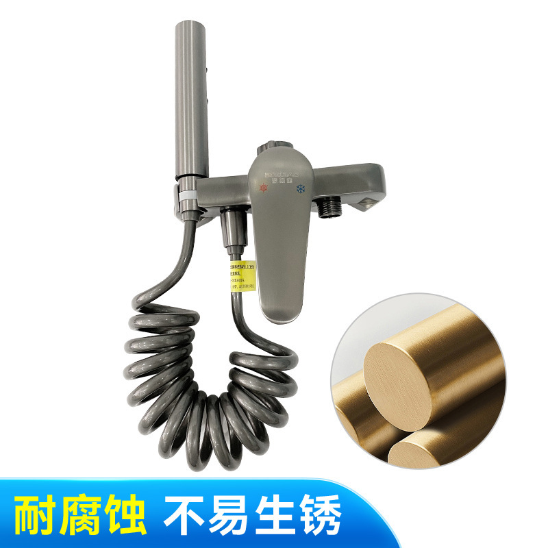 Water efficiency standard, bathroom hot and cold water faucet, no ceiling spray, bathroom mixing valve, simple household bathroom shower head details Picture