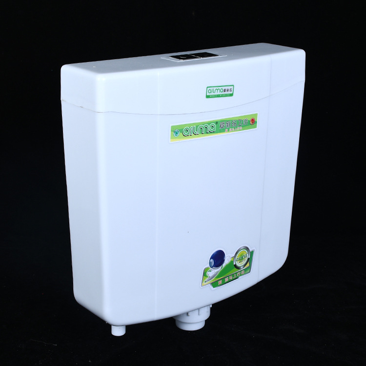 No. 1 water tank project Squat toilet water tank bathroom plastic energy-saving flush water tank toilet Squat toilet Wall-mounted silent flush details Picture
