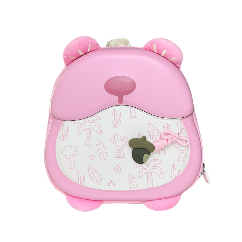 Sound Little Bear Kindergarten Schoolbag Cartoon, cute, large-capacity back-protecting and load-reducing children's backpack manufacturer Item Picture