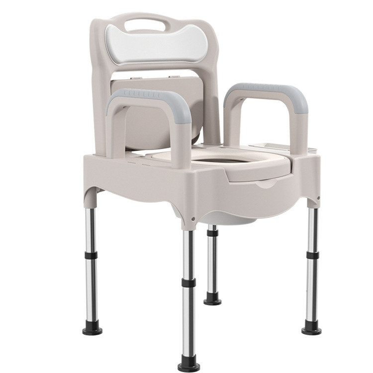 Adjustable elderly toilet, mobile toilet, elderly toilet chair, indoor urine bucket for pregnant women, household potty, spittoon Item Picture