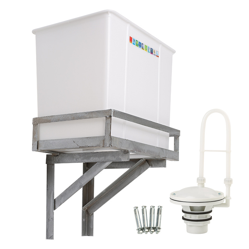 Public toilet water tank with pull rope automatic flushing tank, school, factory and construction site public toilet trench squat toilet water tank Item Picture