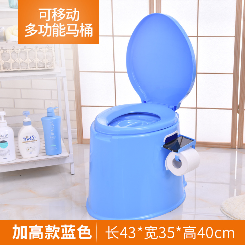 Wholesale thickened plastic portable mobile toilets, anti-slip squat toilets, and dual-purpose toilets for the elderly and pregnant women from the manufacturer Application Scenario