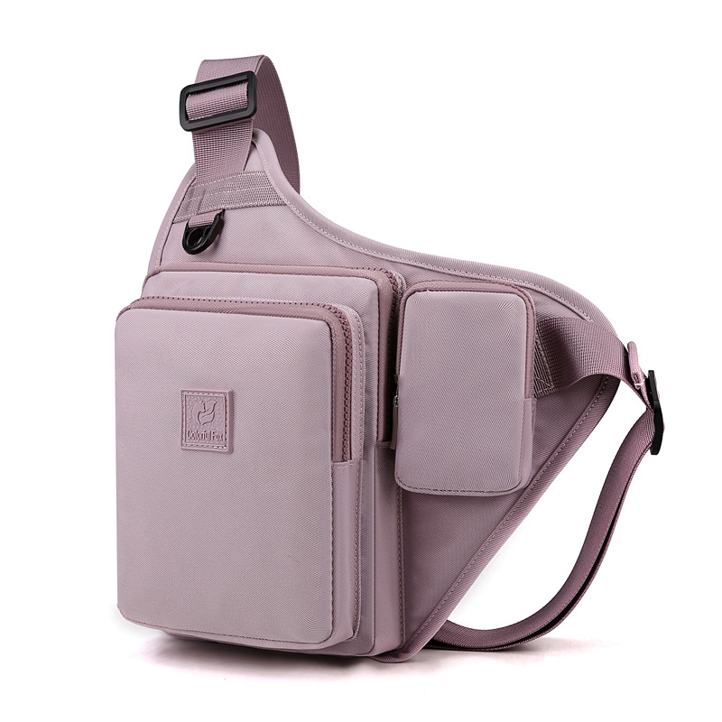 Cross-border exclusive women's fashionable and trendy vest bag, Japanese-style casual multi-layer crossbody bag, portable mobile phone waterproof backpack Item Picture