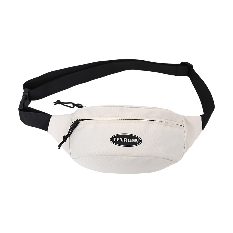 Japanese-style trendy crossbody bag, outdoor Instagram simple waterproof chest bag, trendy men's bag, sports phone waist bag Item Picture
