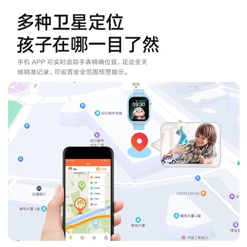 Smart wrist electronic student ID card, 4G smart campus student card, school information communication phone, gps positioning and early warning bracelet Application Scenario