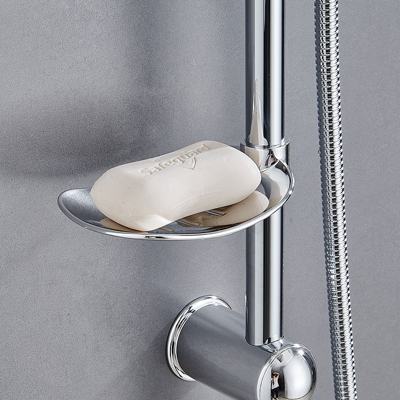 Lift showerhead cover with stainless steel pressurized square top hand shower head, simple shower set for bathroom bathing Specification drawing