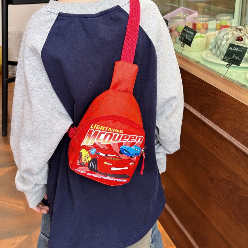 Marvel's new cartoon children's chest bag, cute kindergarten schoolbag, fashionable children's crossbody backpack, toy single-shoulder bag Application Scenario